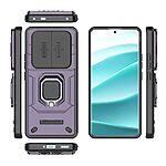 Θήκη Xiaomi Redmi Note 14 Pro Plus 5G Mad Mask Camshield Armor Guard v4 Πλάτη με προστασία για την κάμερα, Kickstand και Βάση στήριξης από σκλήρό Premium TPU μωβ - Image 5