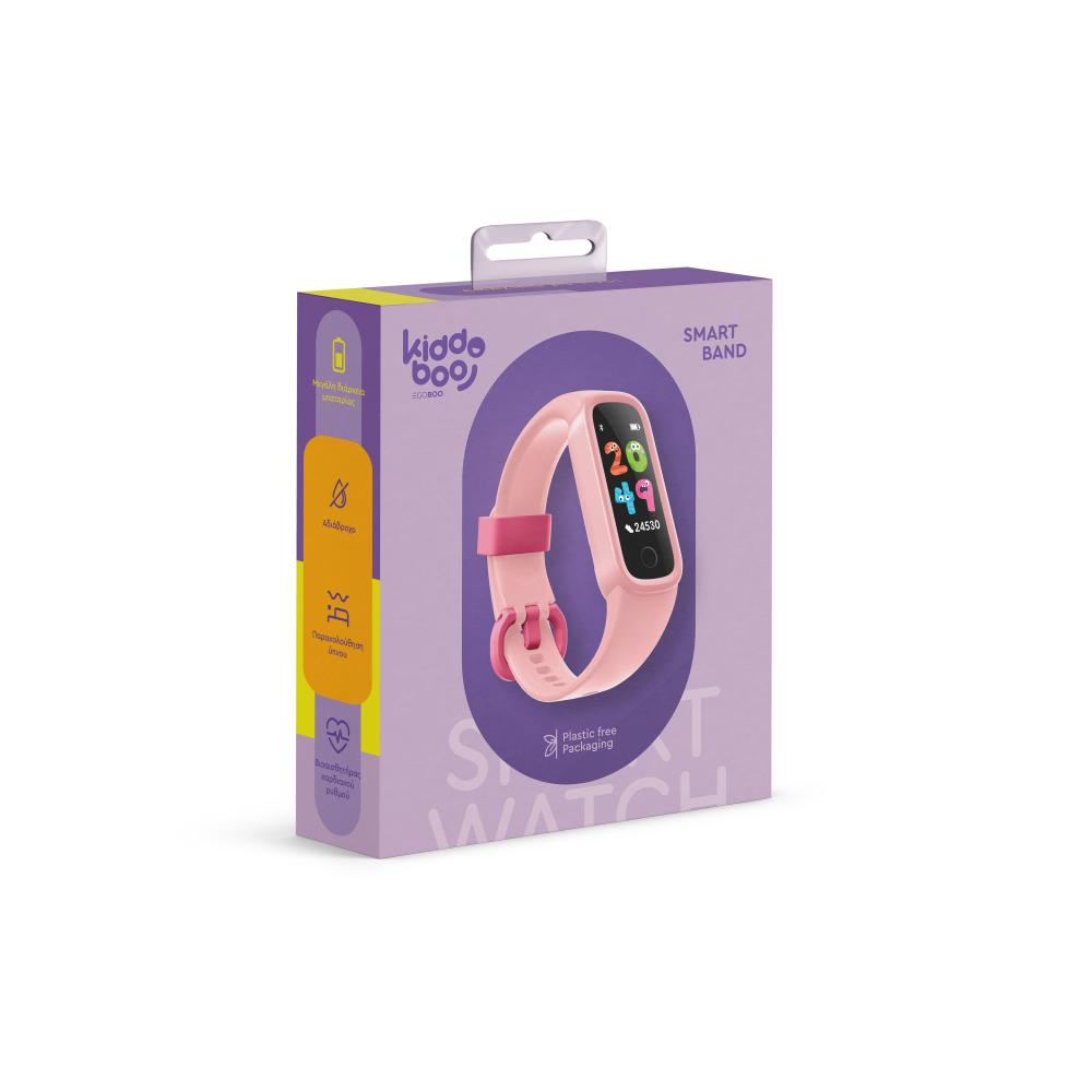 0071266_0 Kiddoboo Smart Band Pink (KR01PNK) - Image 1
