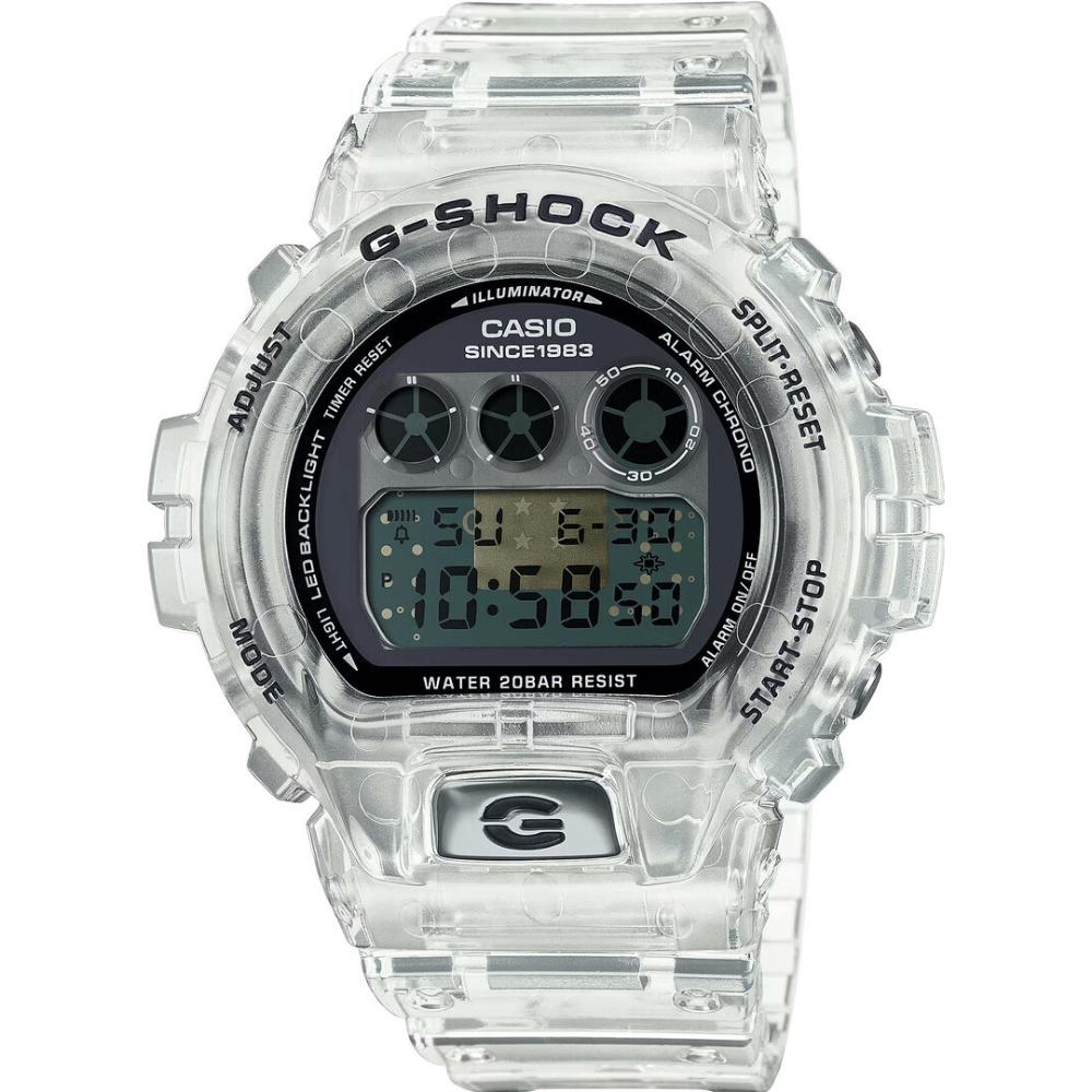 0064285_0 Casio Ψηφιακό Ρολόι Μπαταρίας με Λευκό Καουτσούκ Λουράκι (DW-6940RX-7ER) (CASDW6940RX7ER) - Image 1