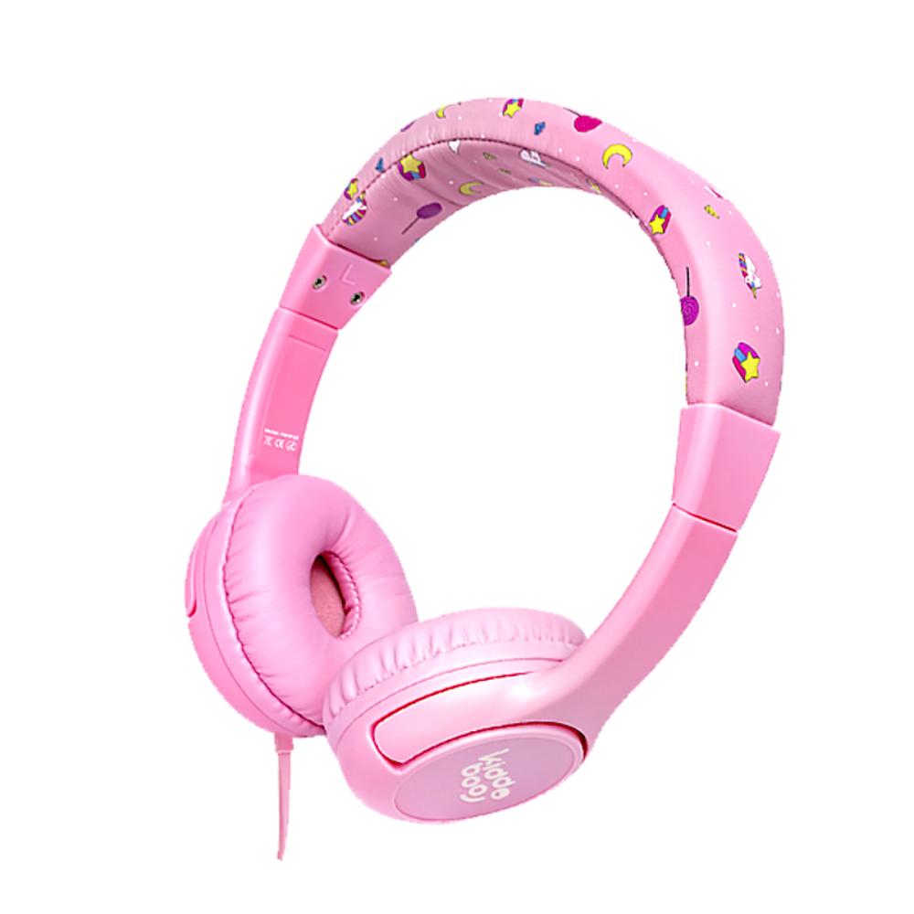 0071204_0 Kiddoboo Headphones Sugar Pink (KBHP03-PNK) - Image 1