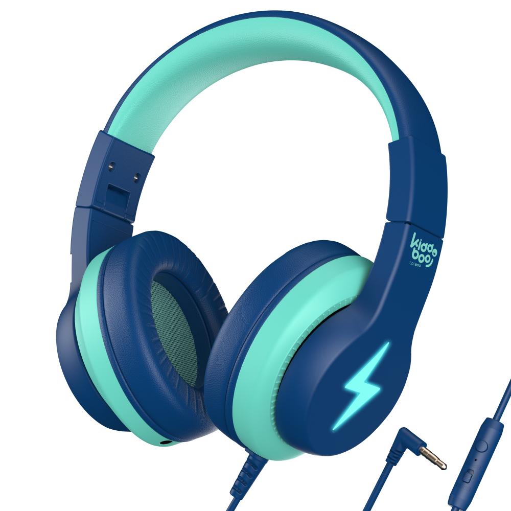 0071207_0 Kiddoboo Headphones P13 Blue Sky (KBP13BLU) - Image 1