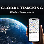 Power Bank Veger X5 6 in 1 με ενσωματωμένο Apple Certified Airtag (Find My) και stand Wireless Charging και δυνατότητα fast charging 5000mAh μαύρο