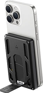 Power Bank Veger X5 6 in 1 με ενσωματωμένο Apple Certified Airtag (Find My) και stand Wireless Charging 15W και δυνατότητα fast charging 20W 5000mAh μαύρο - Image 4