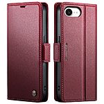 υποδοχές καρτών και μαγνητικό κούμπωμα από συνθετικό δέρμα και TPU κόκκινο