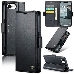 Θήκη iPhone 16e CASEME 023 Series Πορτοφόλι με βάση στήριξης