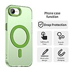 Θήκη iPhone 16e Mad Mask Λεπτή ματ ημιδιάφανη με ανθεκτικό TPU+PC υλικό και συμβατότητα MagSafe για άνετη φόρτιση πράσινο - Image 2