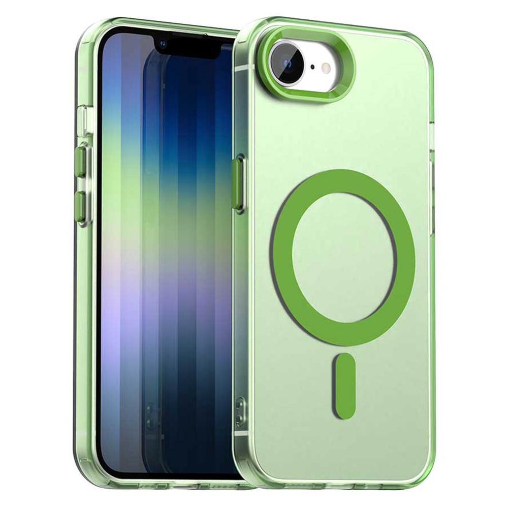 Θήκη iPhone 16e Mad Mask Λεπτή ματ ημιδιάφανη με ανθεκτικό TPU+PC υλικό και συμβατότητα MagSafe για άνετη φόρτιση πράσινο Θήκη iPhone 16e Mad Mask Λεπτή ματ ημιδιάφανη με ανθεκτικό TPU+PC υλικό και συμβατότητα MagSafe για άνετη φόρτιση πράσινο