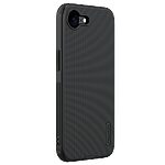Θήκη iPhone 16e NiLLkin Super Frosted Shield Pro Series Πλάτη από Premium σκληρό TPU μαύρο - Image 3