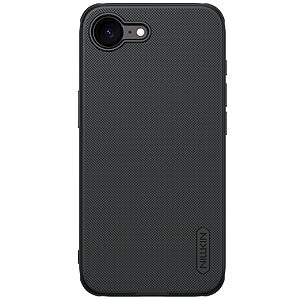 Θήκη iPhone 16e NiLLkin Super Frosted Shield Pro Series Πλάτη από Premium σκληρό TPU μαύρο