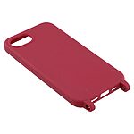 Θήκη iPhone 16e OEM Soft Silicone Sockproof v2 πλάτη με κορδόνι από αντικραδασμικό TPU κόκκινο σκούρο - Image 4