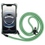 Θήκη iPhone 16e OEM Soft Silicone Sockproof v3 πλάτη με κορδόνι από αντικραδασμικό TPU πράσινο - Image 2