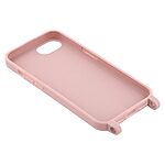 Θήκη iPhone 16e OEM Soft Silicone Sockproof v2 πλάτη με κορδόνι από αντικραδασμικό TPU ροζ - Image 5
