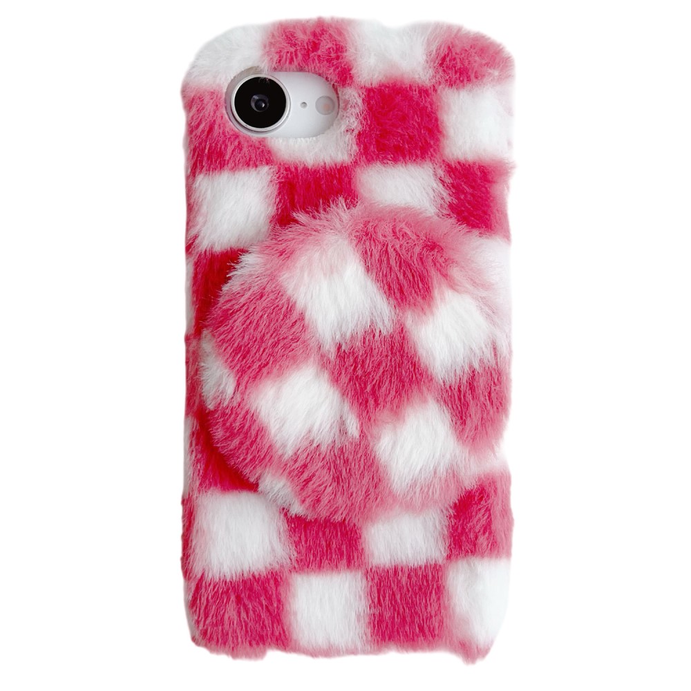 Θήκη iPhone 16e OEM Σχέδιο Fluffy 3d Χνουδωτή με ενσωματομένο καθρέφτη από σιλοκόνη και TPU ροζ Θήκη iPhone 16e OEM Σχέδιο Fluffy 3d Χνουδωτή με ενσωματομένο καθρέφτη από σιλοκόνη και TPU ροζ