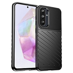 Θήκη Samsung Galaxy A36 / A56 Mad Mask Thunder Series Πλάτη από ενισχυμένο TPU μαύρο