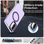 Θήκη Samsung Galaxy A36 / A56 Mad Mask Anti-Slip Sockproof συμβατό με MagSafe φορτιστή Transparent Πλάτη TPU μωβ - Image 2