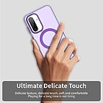 Θήκη Samsung Galaxy A36 / A56 Mad Mask Anti-Slip Sockproof συμβατό με MagSafe φορτιστή Transparent Πλάτη TPU μωβ - Image 5