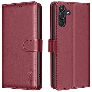 Θήκη Samsung Galaxy A36 BINFEN COLOR Leather Wallet series 12 με βάση στήριξης