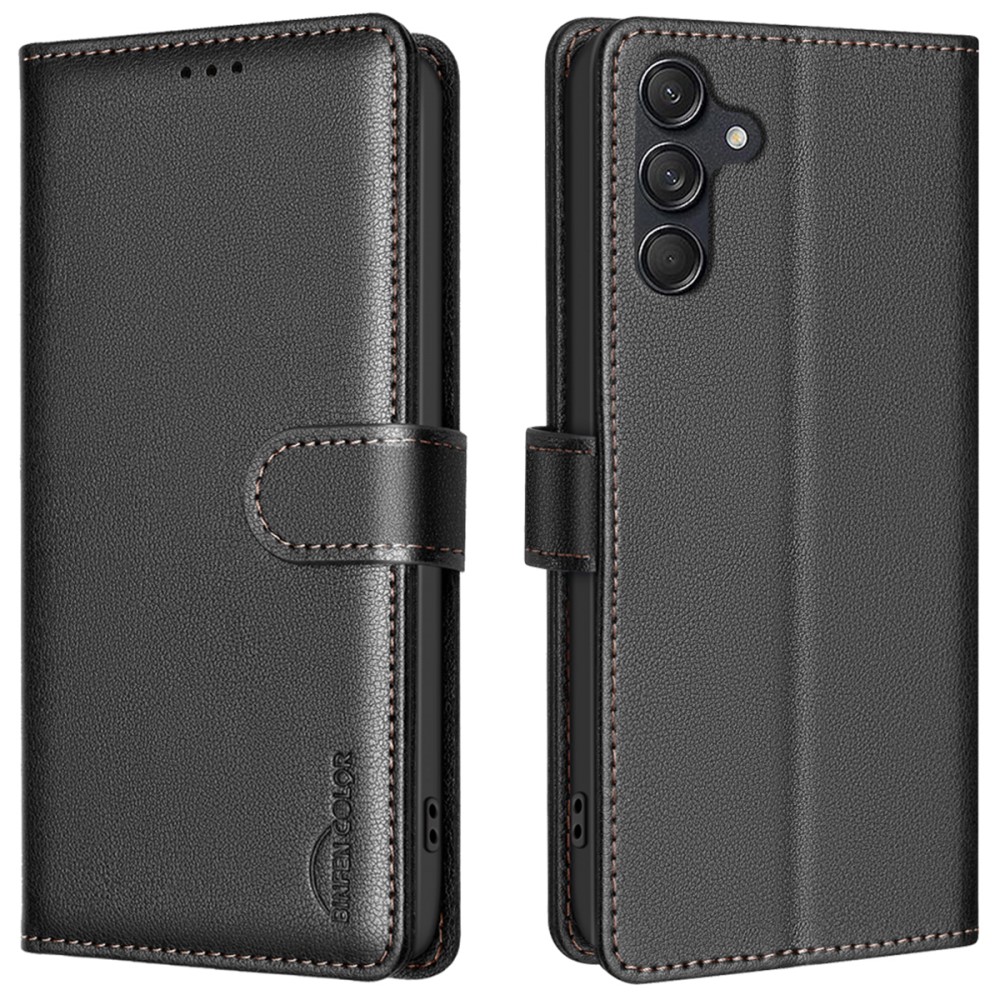 Θήκη Samsung Galaxy A36 BINFEN COLOR Leather Wallet series 12 με βάση στήριξης Θήκη Samsung Galaxy A36 BINFEN COLOR Leather Wallet series 12 με βάση στήριξης