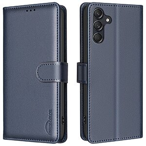 Θήκη Samsung Galaxy A36 BINFEN COLOR Leather Wallet series 12 με βάση στήριξης