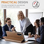 Θήκη Samsung Galaxy A36 CASEME 023 Series Πορτοφόλι με βάση στήριξης, υποδοχές καρτών και μαγνητικό κούμπωμα από συνθετικό δέρμα και TPU καφέ - Image 3