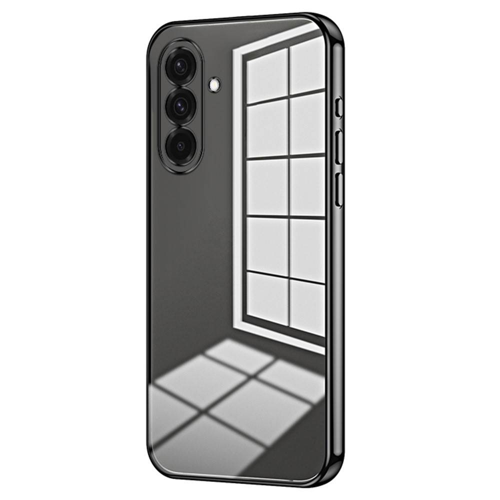 Θήκη Samsung Galaxy A36 Mad Mask Electroplating Series Thin Frame Πλάτη από Premium TPU με μεταλιζέ περίβλημα μαύρο Θήκη Samsung Galaxy A36 Mad Mask Electroplating Series Thin Frame Πλάτη από Premium TPU με μεταλιζέ περίβλημα μαύρο