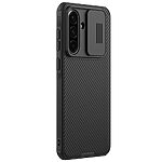 Θήκη Samsung Galaxy A36 NiLLkin Camshield Pro Series Πλάτη με προστασία για την κάμερα από σκλήρό Premium TPU μαύρο - Image 2