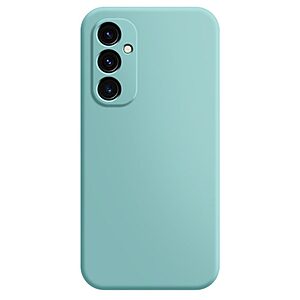 Θήκη Samsung Galaxy A36 OEM Ultra Thin Rubberized Premium Πλάτη TPU με εσωτερική επένδυση γαλάζιο