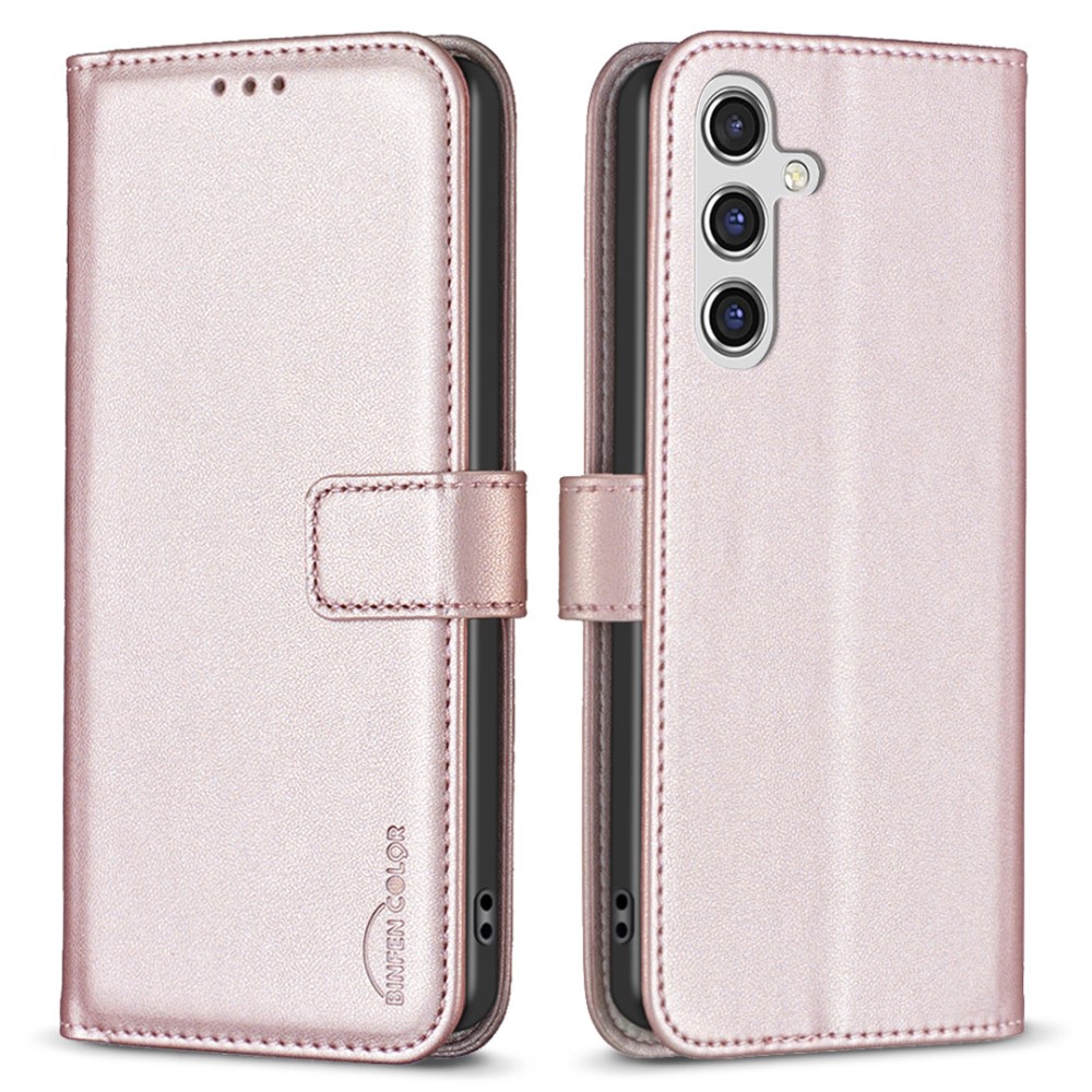 Θήκη Samsung Galaxy A56 BINFEN COLOR Leather Wallet series 12 με βάση στήριξης Θήκη Samsung Galaxy A56 BINFEN COLOR Leather Wallet series 12 με βάση στήριξης