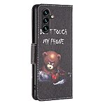 Θήκη Samsung Galaxy A56 OEM Angry bear with chainsaw με βάση στήριξης, υποδοχές καρτών και μαγνητικό κούμπωμα Flip Wallet από συνθετικό δέρμα και TPU - Image 5