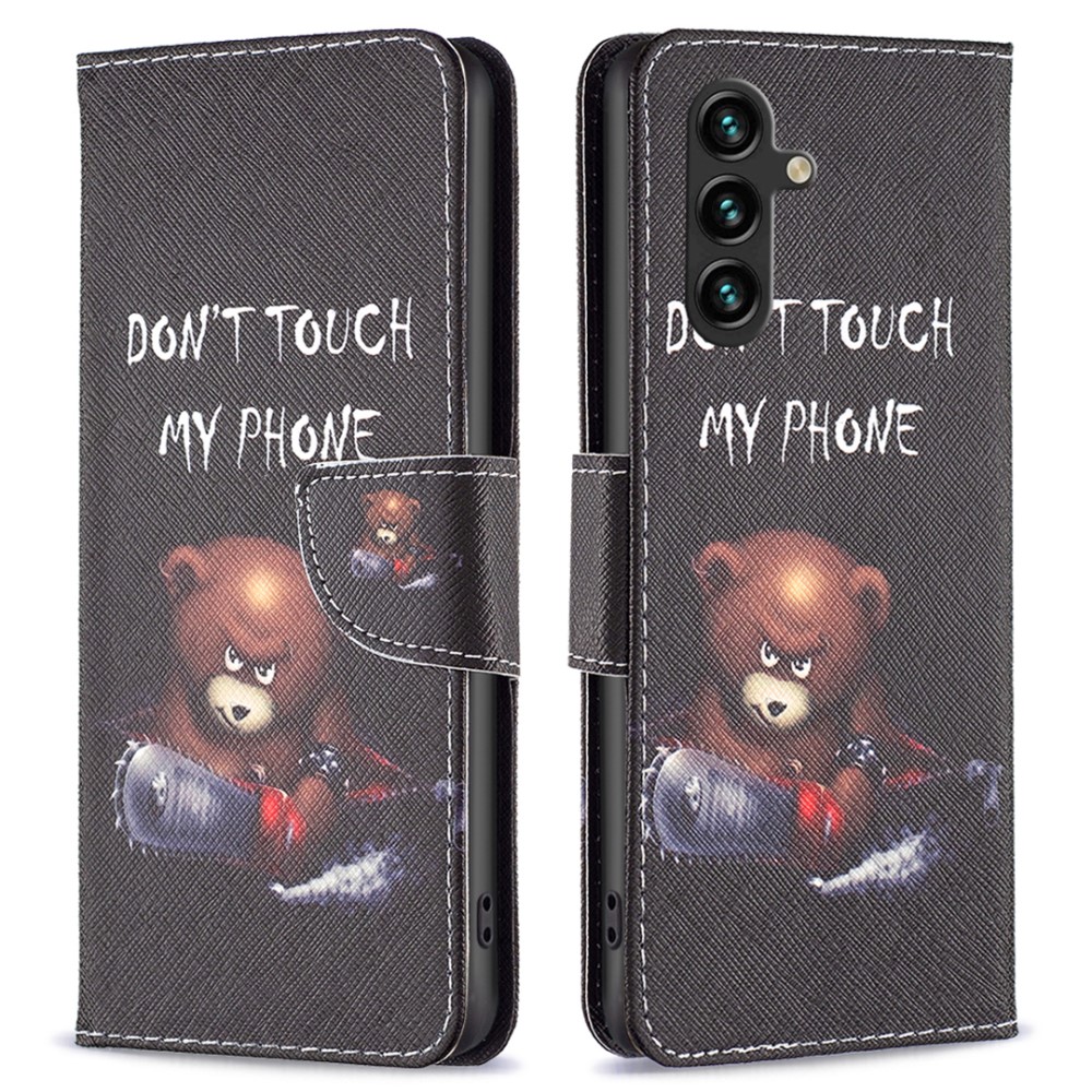 Θήκη Samsung Galaxy A56 OEM Angry bear with chainsaw με βάση στήριξης Θήκη Samsung Galaxy A56 OEM Angry bear with chainsaw με βάση στήριξης
