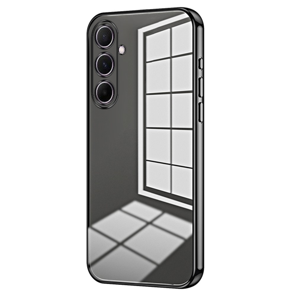 Θήκη Samsung Galaxy A56 Mad Mask Electroplating Series Thin Frame Πλάτη από Premium TPU με μεταλιζέ περίβλημα μαύρο Θήκη Samsung Galaxy A56 Mad Mask Electroplating Series Thin Frame Πλάτη από Premium TPU με μεταλιζέ περίβλημα μαύρο