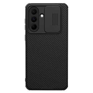 Θήκη Samsung Galaxy A56 NiLLkin Camshield Pro Series Πλάτη με προστασία για την κάμερα από σκλήρό Premium TPU μαύρο