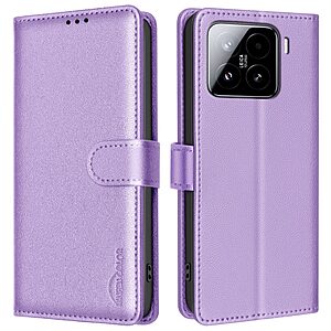 Θήκη Xiaomi 15 BINFEN COLOR Leather Wallet series 12 με βάση στήριξης