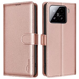 Θήκη Xiaomi 15 BINFEN COLOR Leather Wallet series 12 με βάση στήριξης