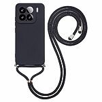 Θήκη Xiaomi 15 OEM Soft Silicone Sockproof v2 πλάτη με κορδόνι από αντικραδασμικό TPU μαύρο