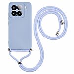 Θήκη Xiaomi 15 OEM Soft Silicone Sockproof v2 πλάτη με κορδόνι από αντικραδασμικό TPU μωβ ανοιχτό