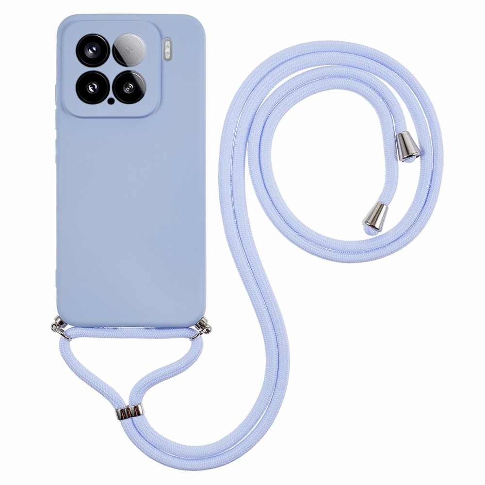 Θήκη Xiaomi 15 OEM Soft Silicone Sockproof v2 πλάτη με κορδόνι από αντικραδασμικό TPU μωβ ανοιχτό Θήκη Xiaomi 15 OEM Soft Silicone Sockproof v2 πλάτη με κορδόνι από αντικραδασμικό TPU μωβ ανοιχτό