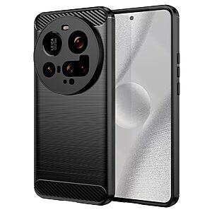 Θήκη Xiaomi 15 Ultra Mad Mask Brushed TPU Carbon Πλάτη μαύρο