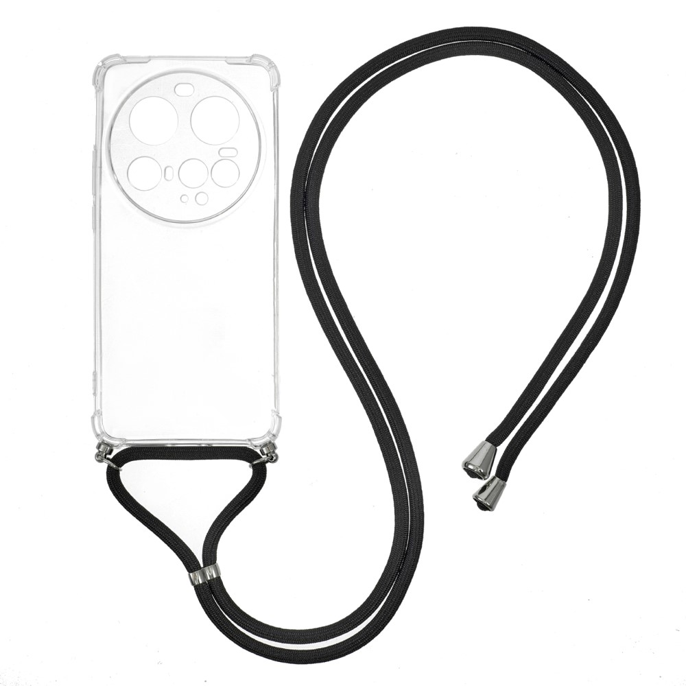 Θήκη Xiaomi 15 Ultra OEM Silicone Sockproof Transparent πλάτη με κορδόνι από αντικραδασμικό TPU Θήκη Xiaomi 15 Ultra OEM Silicone Sockproof Transparent πλάτη με κορδόνι από αντικραδασμικό TPU