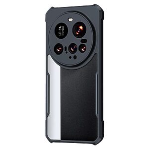 Θήκη Xiaomi 15 Ultra XUNDD Hybrid Sockproof Transparent πλάτη από αντικραδασμικό TPU μαύρο