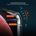 Θήκη Xiaomi 15 Ultra XUNDD Hybrid Sockproof Transparent πλάτη από αντικραδασμικό TPU μαύρο - Image 4