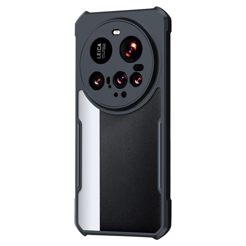 Θήκη Xiaomi 15 Ultra XUNDD Hybrid Sockproof Transparent πλάτη από αντικραδασμικό TPU μαύρο Θήκη Xiaomi 15 Ultra XUNDD Hybrid Sockproof Transparent πλάτη από αντικραδασμικό TPU μαύρο