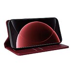 Θήκη Xiaomi 15 Ultra YIKATU Folio Series v5 με βάση στήριξης, υποδοχή καρτών και μαγνητικό κούμπωμα Flip Wallet από συνθετικό δέρμα και TPU κόκκινο σκούρο - Image 4
