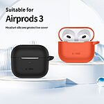 Θήκη Σιλικόνης TECH-PROTECT με Silicone Hook - AirPods 3 Γκρι - Image 3