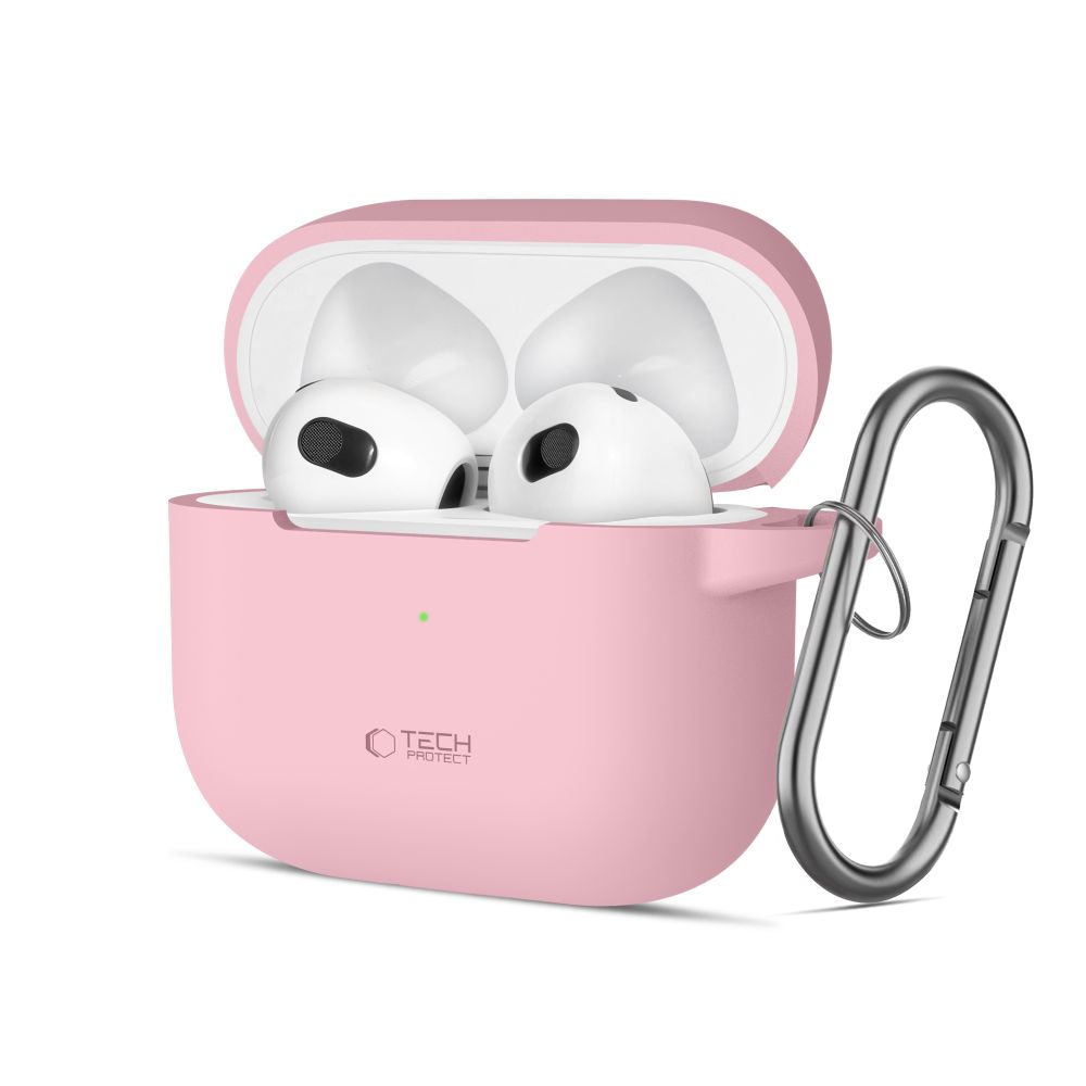 Θήκη Σιλικόνης TECH-PROTECT με Silicone Hook - AirPods 3 Ροζ Θήκη Σιλικόνης TECH-PROTECT με Silicone Hook - AirPods 3 Ροζ