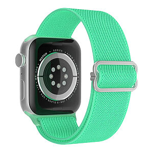 Λουράκι Sport Band Sonique Elastic Nylon Loop για Apple Watch (42/44/45/49mm) - βεραμάν