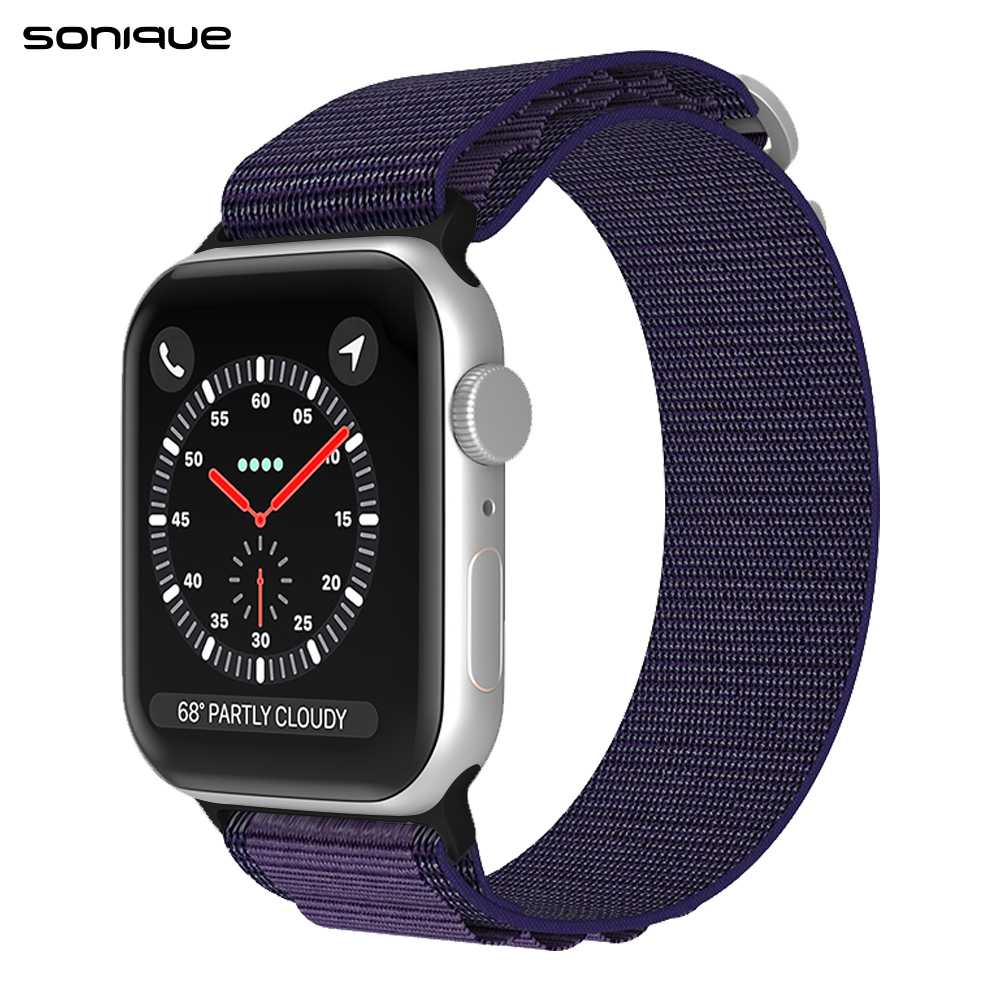 039372 Λουράκι Alpine Loop Band Sonique Nylon για Apple Watch (42/44/45/49mm) - μωβ