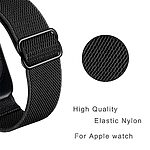 Λουράκι Sport Band Sonique Elastic Nylon Loop για Apple Watch (42/44/45/49mm) - γκρι - Image 2