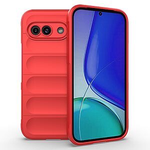 Θήκη Google Pixel 9a 5G Mad Mask Rugged Armor από σκληρό Premium TPU κόκκινο