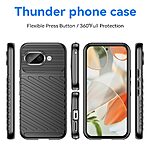 Θήκη Google Pixel 9a 5G Mad Mask Thunder Series Πλάτη από ενισχυμένο TPU μαύρο - Image 3